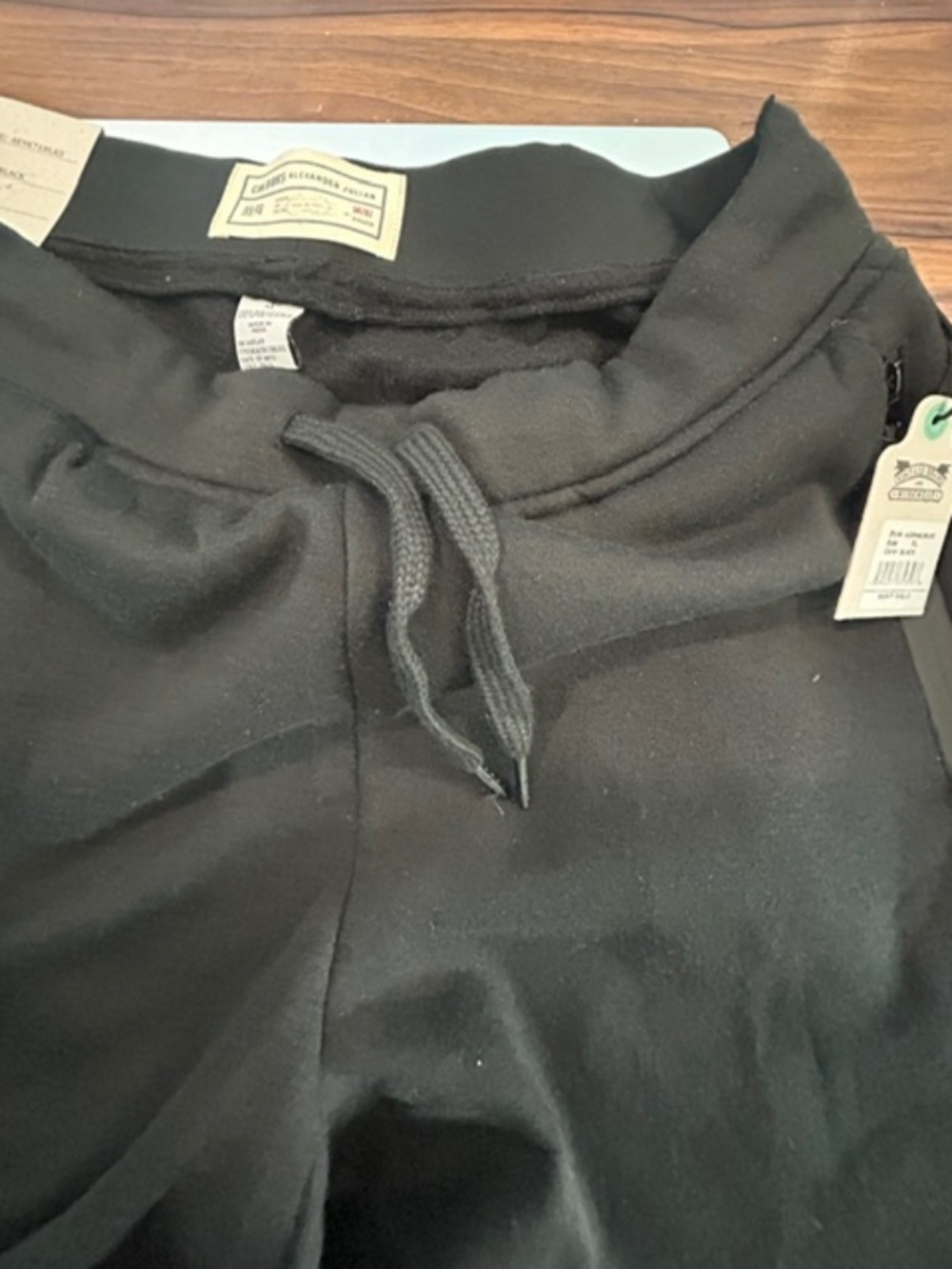 Colours Alexander Julian Black Joggers XL NWT